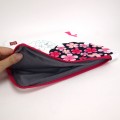 桜に雪輪兎 