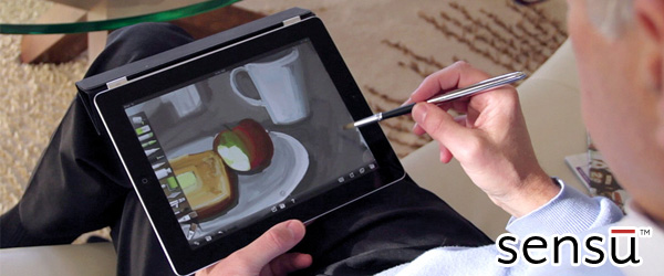 二つの機能を備えたスタイラス『Sensu Brush for iPad』販売開始のお知らせ